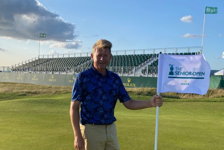 David Copsey Golf Professional 1st tee Roxel Senior Open Sunningdale 2021